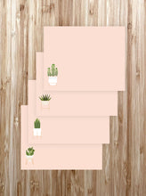 Load image into Gallery viewer, Succulent Flat Notes