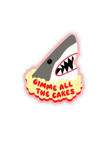 Cake Shark Sticker
