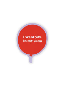 Gang Balloon Sticker