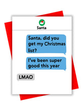 Load image into Gallery viewer, Santa Text
